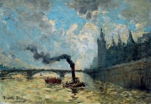 La Seine Et La Conciergerie by Frank Myers Boggs