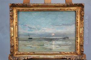 Marine Au Soleil Couchant by Frank Myers Boggs