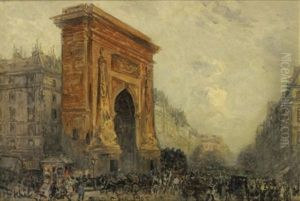Paris, Les Grands Boulevards Et La Porte Saint-denis