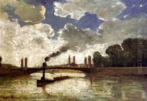 Peniche Sur La Seine by Frank Myers Boggs