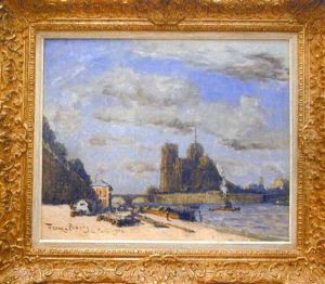 Le Quai De La Tournelle Et Notre Dame De Paris