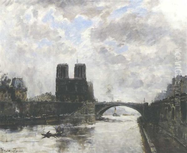 Paris, La Seine, Notre Dame - view 1
