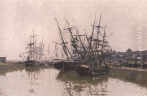 Bassin D'honfleur by Frank Myers Boggs