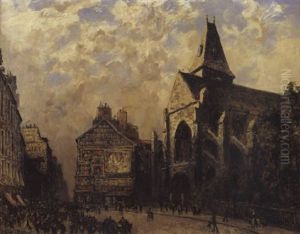 L'eglise Saint Medard by Frank Myers Boggs