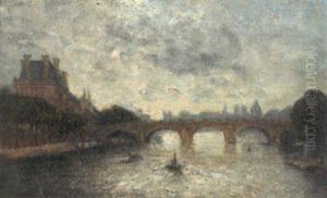 Le Pont Marie, Le Matin by Frank Myers Boggs