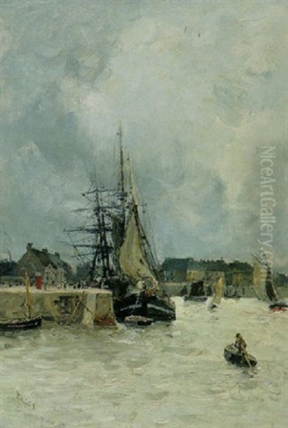 Ships At Harbor - view 1