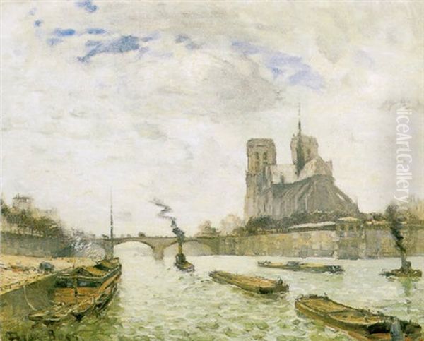 Paris, Notre-dame And The Seine - view 1