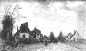 Street Scene by Frank Myers Boggs