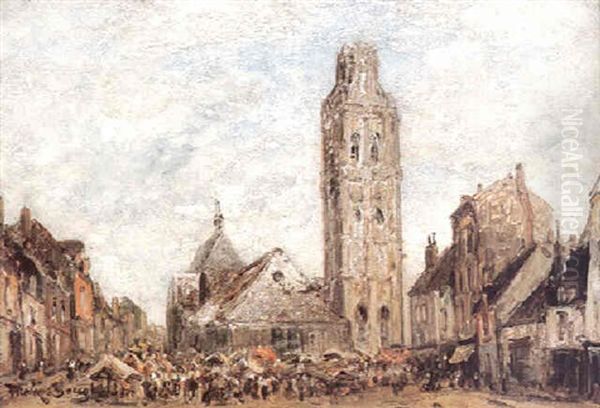 View Of A Continental Marketplace - view 1