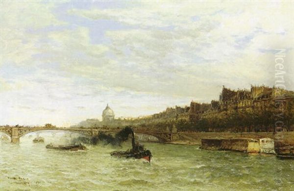 Vue De La Seine A Paris - view 1