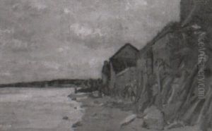Figures By The Water's Edge by Frank Myers Boggs