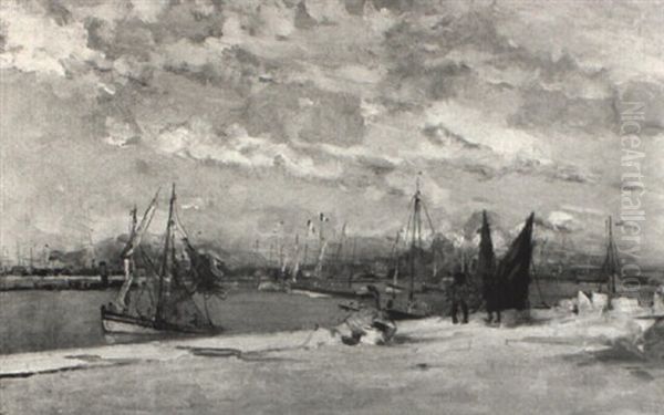 Harbor At Honfleur - view 1