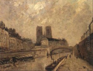 Paris, Notre-dame Et Les Quais by Frank Myers Boggs