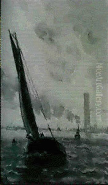 Brooklyn Bridge From The River - view 1