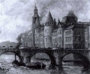 View Of The Seine by Frank Myers Boggs
