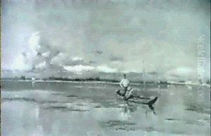 Une Barque Sur L'estuaire by Frank Myers Boggs