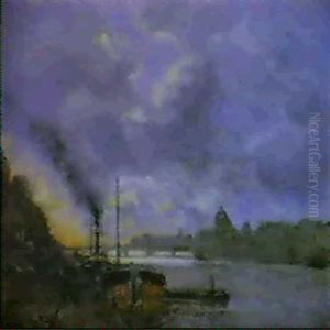 Quais De Seine A Paris by Frank Myers Boggs