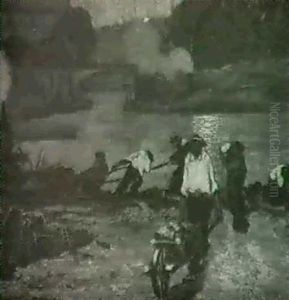Waterfront Night Laborers