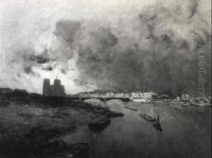 Notre Dame, Paris by Frank Myers Boggs