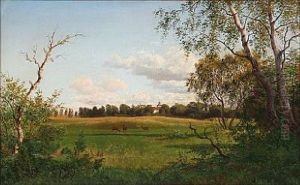 Landscape From Mejlgard In Jutland by Carl Henrik Bogh