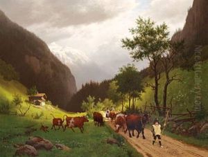 Mellem Hallein Og Berchtesgarden I De Bayerske Alper