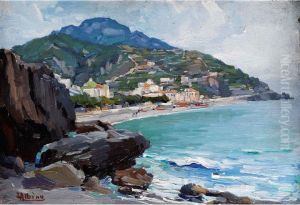 Kuste Bei Amalfi by Luca Albino