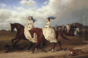 The Riding Party by Carl Henrik Bogh