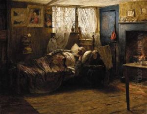Reading To Grandfather by William Lockhart Bogle