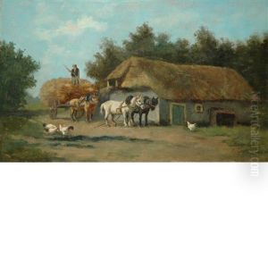 Hay Wagon by Herman Bogman I