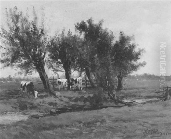 Een Hollands Landschap Met Koeien - view 1