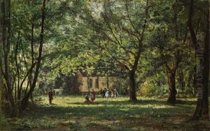 View Of Franzensbad by Alexei Petrovitch Bogoliubov
