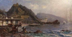 Coastal Scene by Alexei Petrovitch Bogoliubov