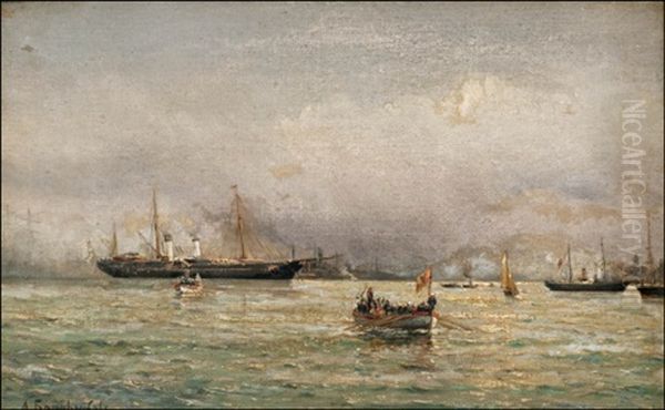 Marine Soldiers Returning To Shore - view 1