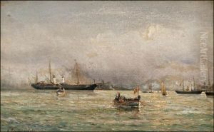 Marine Soldiers Returning To Shore by Aleksei Petrovich Bogolyubov