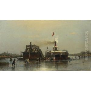 Don. The Steamship "cossack" Aground by Aleksei Petrovich Bogolyubov
