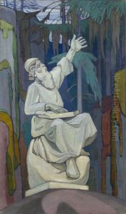 Vainamoinen Playing The Kantele
