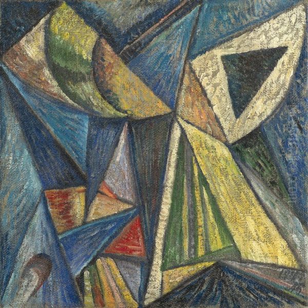Composition With A Black Triangle - view 1