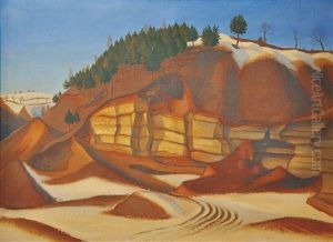 A Quarry And Under Bezdez (double-sided) by Karel Bohacek