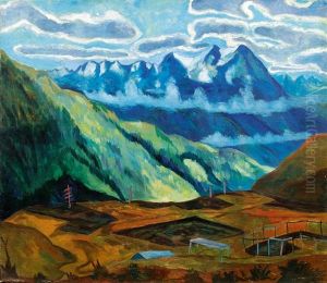 Alpine Landscape (+ Harbour, Verso) Alpine Landscape (+ Harbour, Verso)