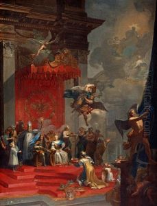 Tysk-romerska Kejsarinnan Elisabeth Christina by Johann George Boehm the Elder
