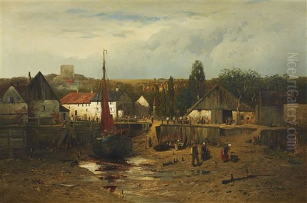 View Of A Coastal Landscape In Normandy - view 1
