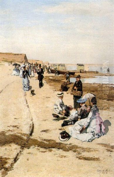 Beach Scene, The Isle Of Wight - view 1