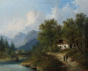 Spaziergang Am See by Edouard Boehm