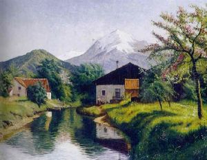 Fruhlingstag Im Vorgebirge by Edouard Boehm