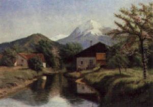 Riverside Chalets In An Alpine Landscape