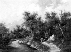 Gebirgslandschaft by Edouard Boehm