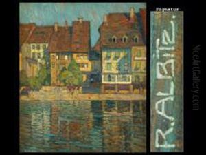 Hauser Am Fluss by Richard Albitz