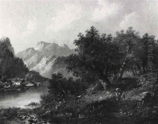 Bauernhauser Am Seeufer - view 1