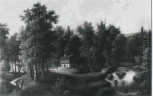 Extensive Wooded River Views by Edouard Boehm