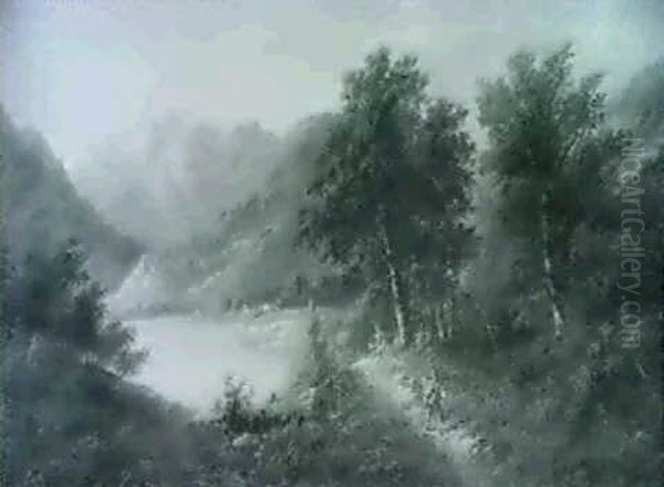 Wanderer Am Waldseeufer - view 1